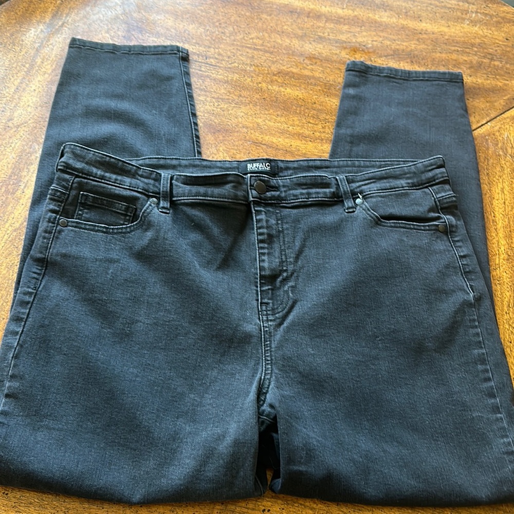 Buffalo David Bitton black Mollie High rise Stretch Skinny denim jeans 16/36